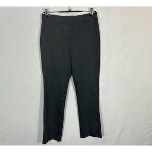 Quince Pants Womens Medium Dark Gray Measures 29X27 Ponte Pull On Dress‎ Slacks